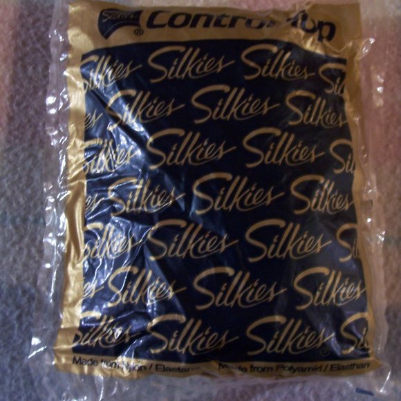 Silkies Control Top Hose with Support  Large  Nude (Natural) - Picture 1 of 3